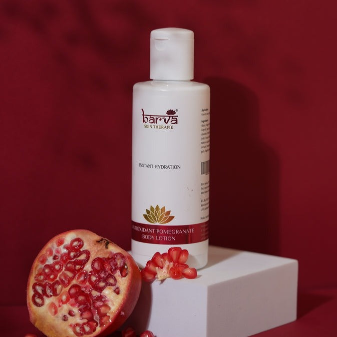 Pomegranate Body Lotion with Vitamin E & Aloe Vera | best for dry dehydrated skin