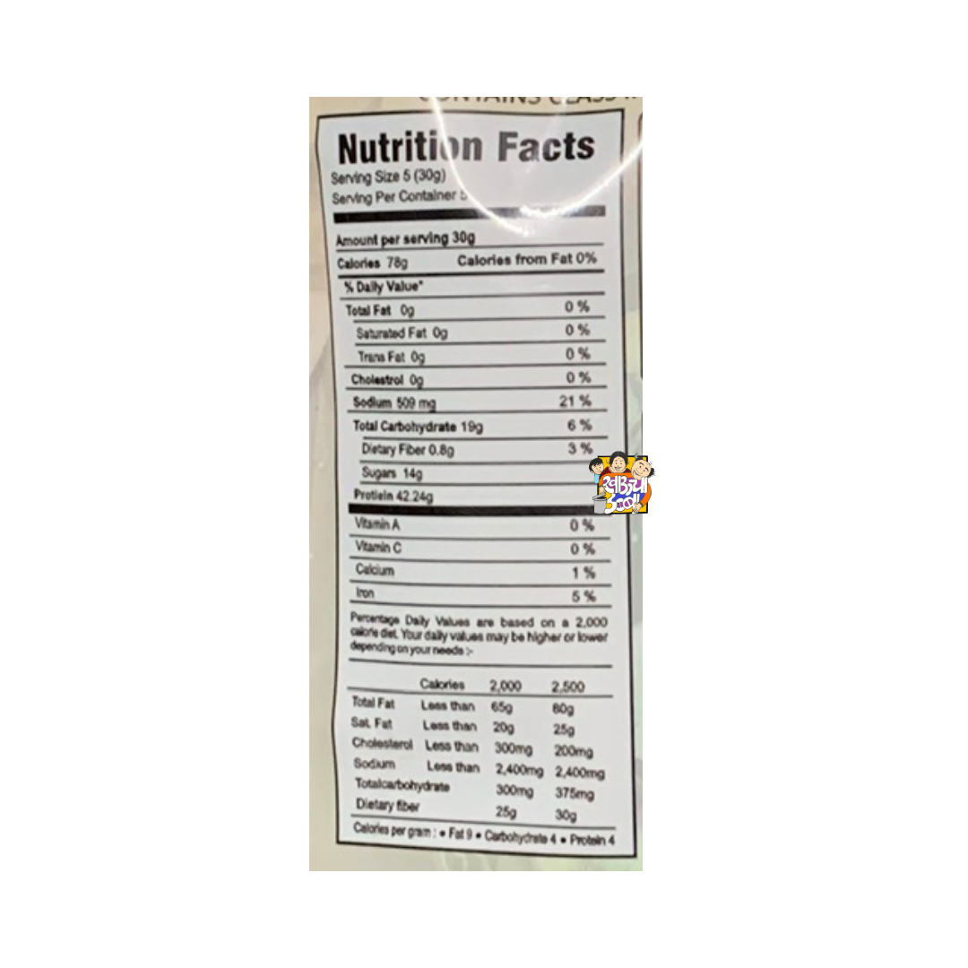 Ganesh Bhel Pani Puri Chutney Nutrition Facts